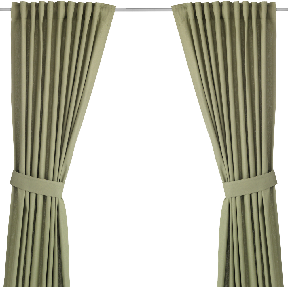 Ingert Curtains With Tie-Backs 1 Pair
