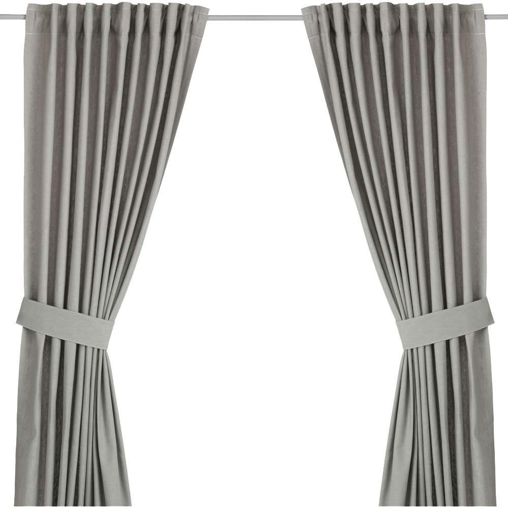 Ingert Curtains With Tie-Backs 1 Pair