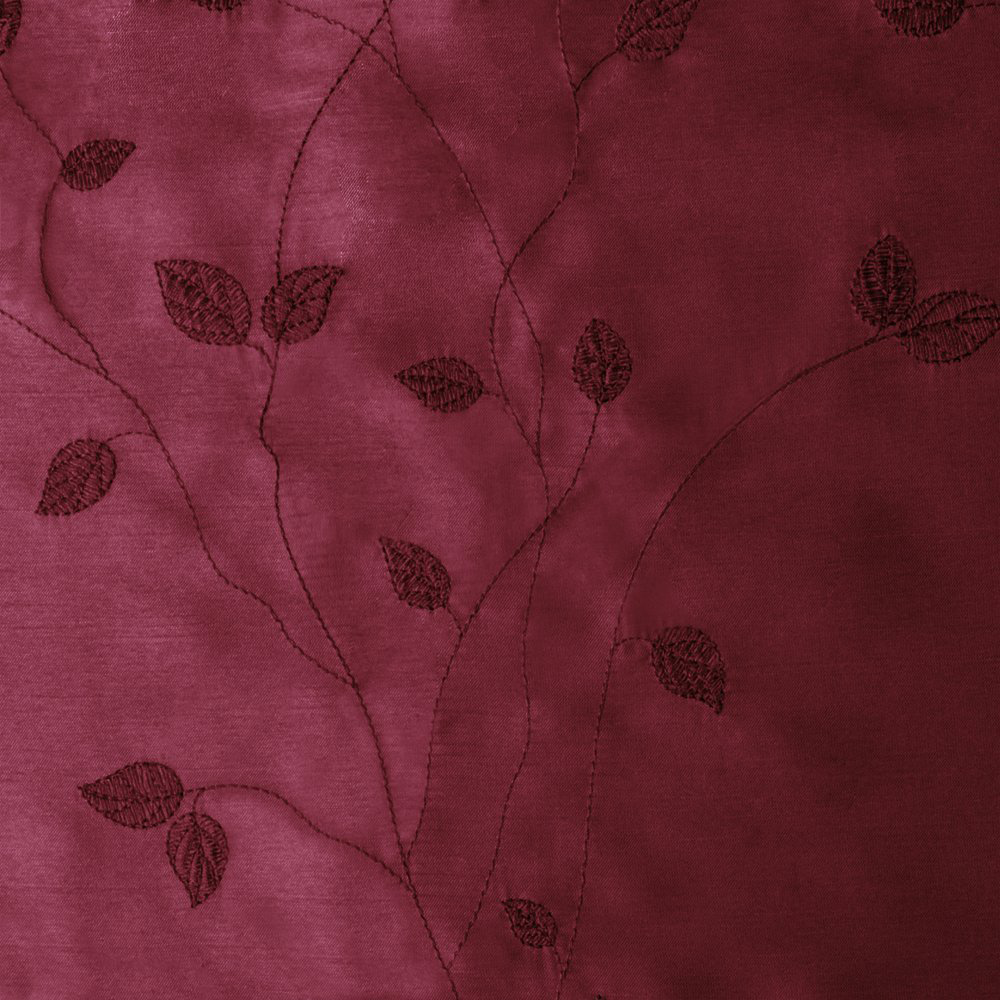 Maytex Mills Jardin Embroidered Thermal Window Curtain