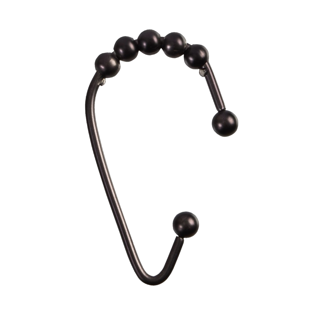 Maytex Ultimate Open V-Shaped Glide Hooks For Shower Curtain