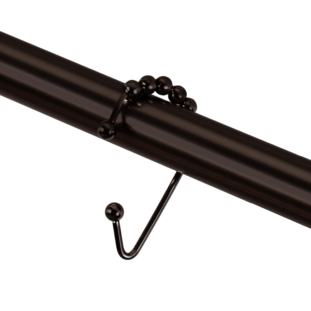Maytex Ultimate Open V-Shaped Glide Hooks For Shower Curtain