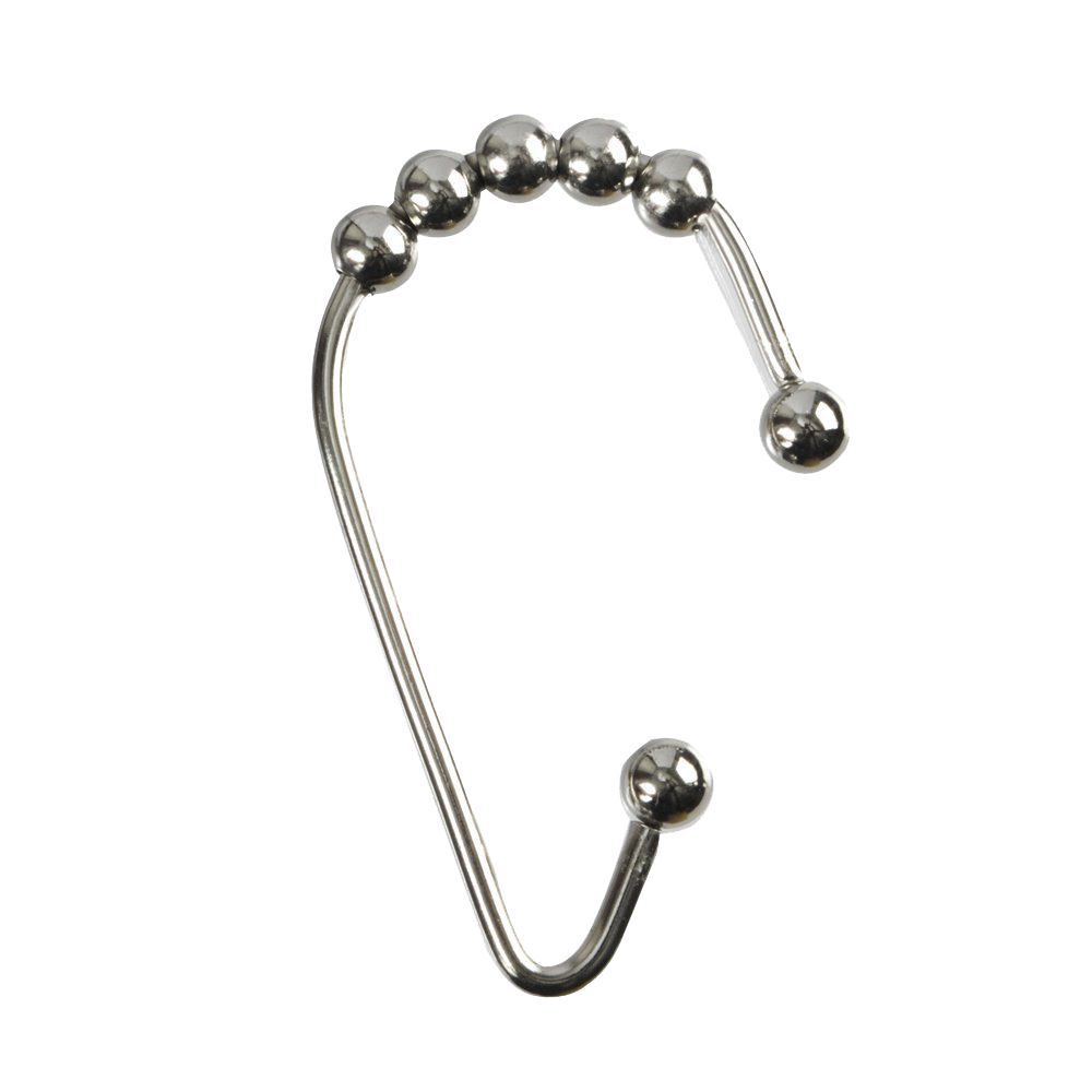 Maytex Ultimate Open V-Shaped Glide Hooks For Shower Curtain