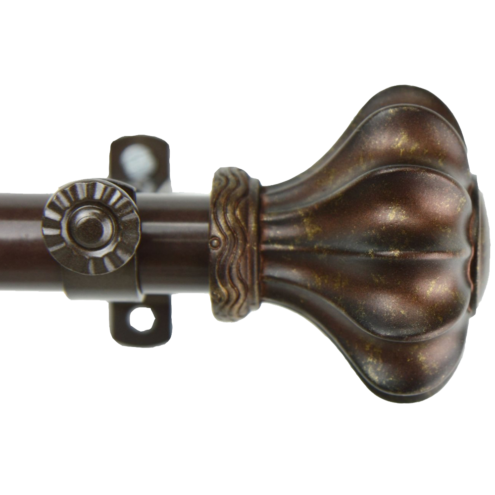 Window Curtain Rod Set 66 To 120-Inch