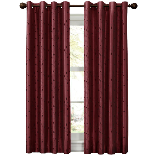 Maytex Mills Jardin Embroidered Thermal Window Curtain